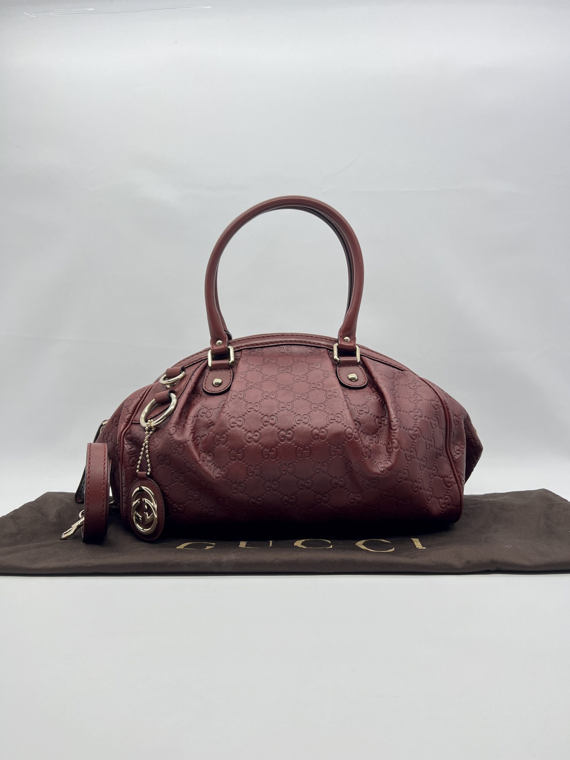 Gucci Sukey GG Canvas Red GHW