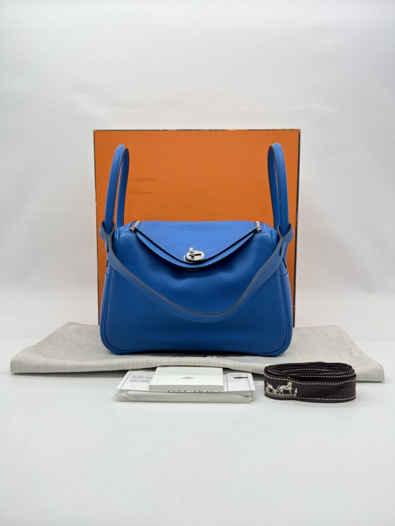 Hermes Lindy 26 Evercolor Bleu Hydra PHW