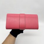 Hermes Pochette Medor 23 Tadelakt Rose Lipstick PHW