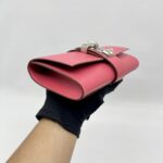 Hermes Pochette Medor 23 Tadelakt Rose Lipstick PHW