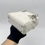 Dior Lady Dior Mini White SHW