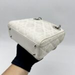 Dior Lady Dior Mini White SHW