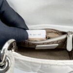 Dior Lady Dior Mini White SHW