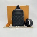 Louis Vuitton Outdoor Slingbag Taigarama Noir Monogram Eclipse SHW