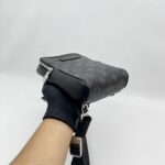 Louis Vuitton Outdoor Slingbag Taigarama Noir Monogram Eclipse SHW