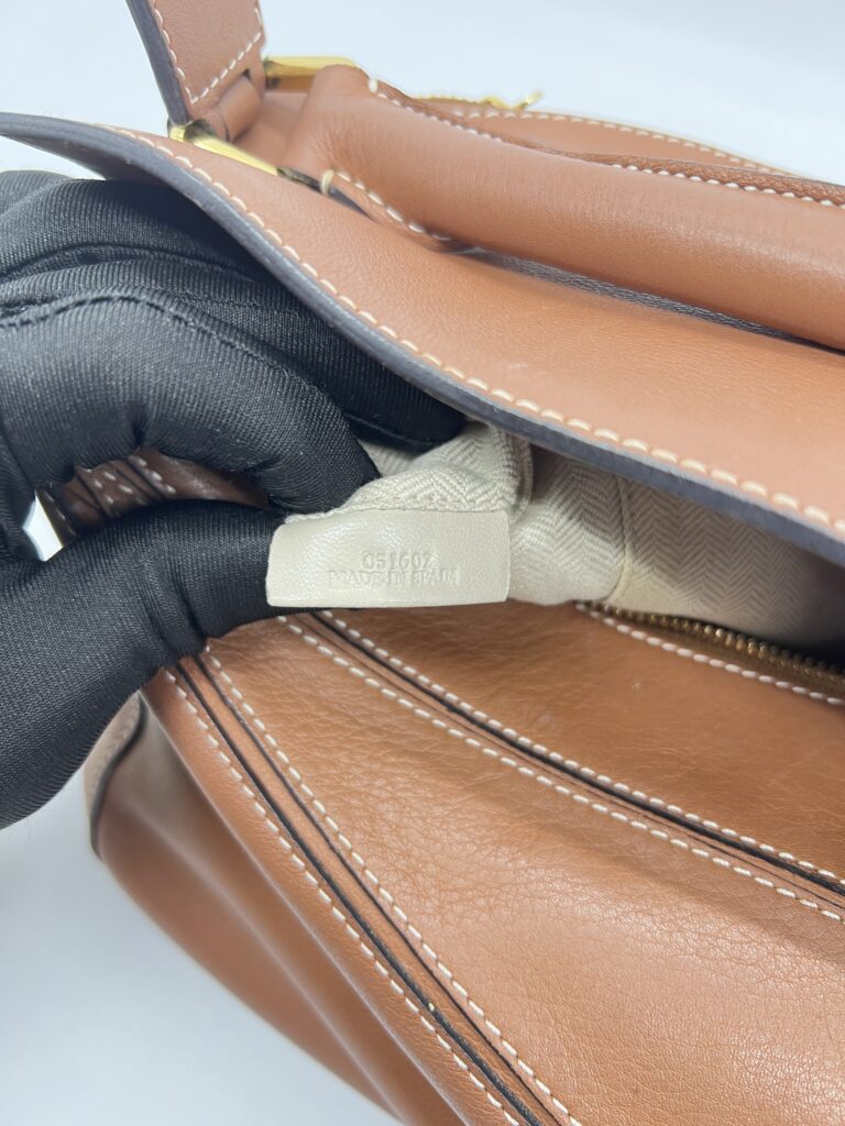 Loewe Puzzle Medium Tan GHW