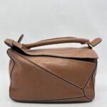 Loewe Puzzle Medium Tan GHW