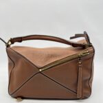 Loewe Puzzle Medium Tan GHW