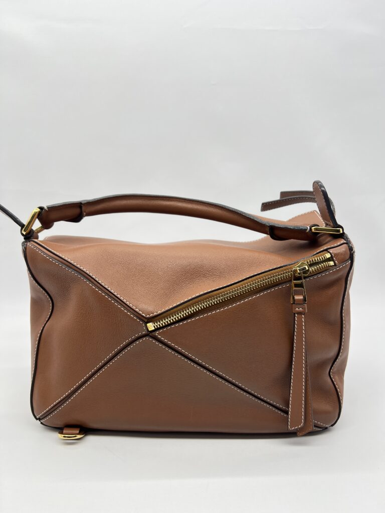 Loewe Puzzle Medium Tan GHW