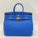 Hermes Birkin 25 Togo Bleu Zellige Gold Hardware