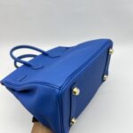 Hermes Birkin 25 Togo Bleu Zellige Gold Hardware