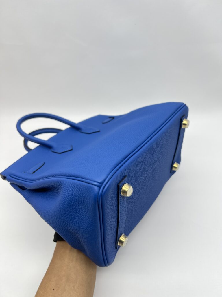 Hermes Birkin 25 Togo Bleu Zellige Gold Hardware