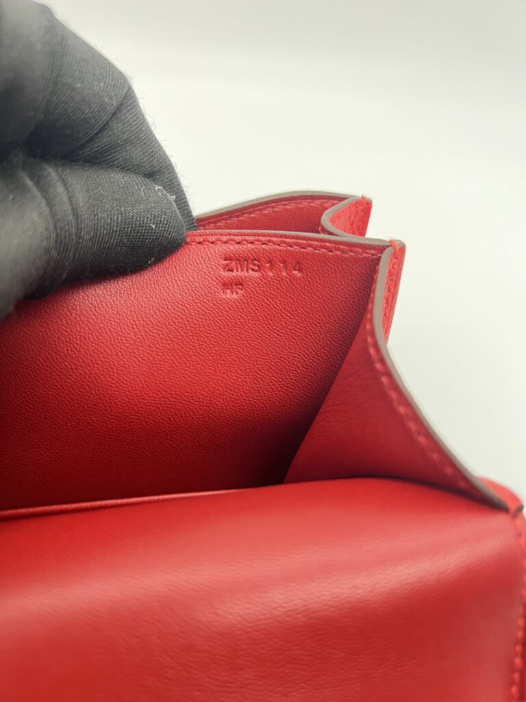Hermes Constance 18 Evercolor Rouge De Coeur/Rouge VIF PBHW