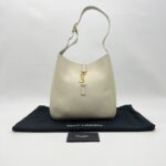 Saint Laurent Hobo LE 5 A 7 Supple Small Ivory GHW