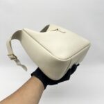 Saint Laurent Hobo LE 5 A 7 Supple Small Ivory GHW