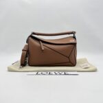 Loewe Puzzle Small Tan GHW