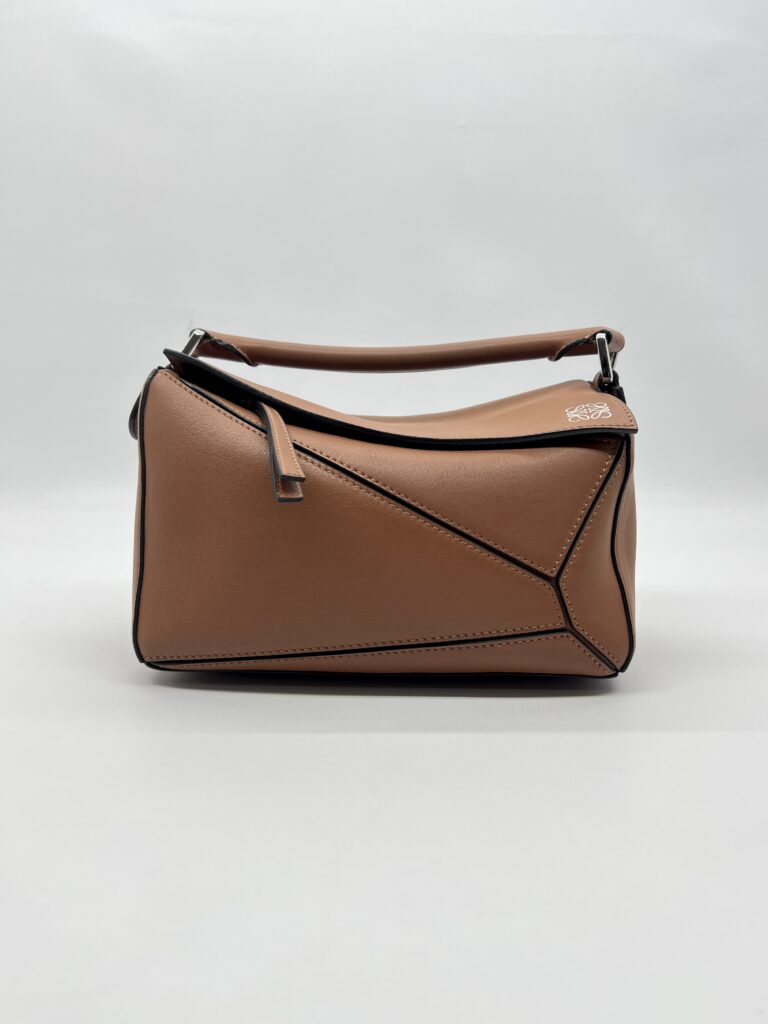 Loewe Puzzle Small Tan GHW