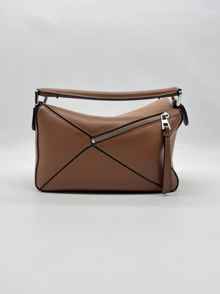 Loewe Puzzle Small Tan GHW