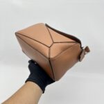 Loewe Puzzle Small Tan GHW