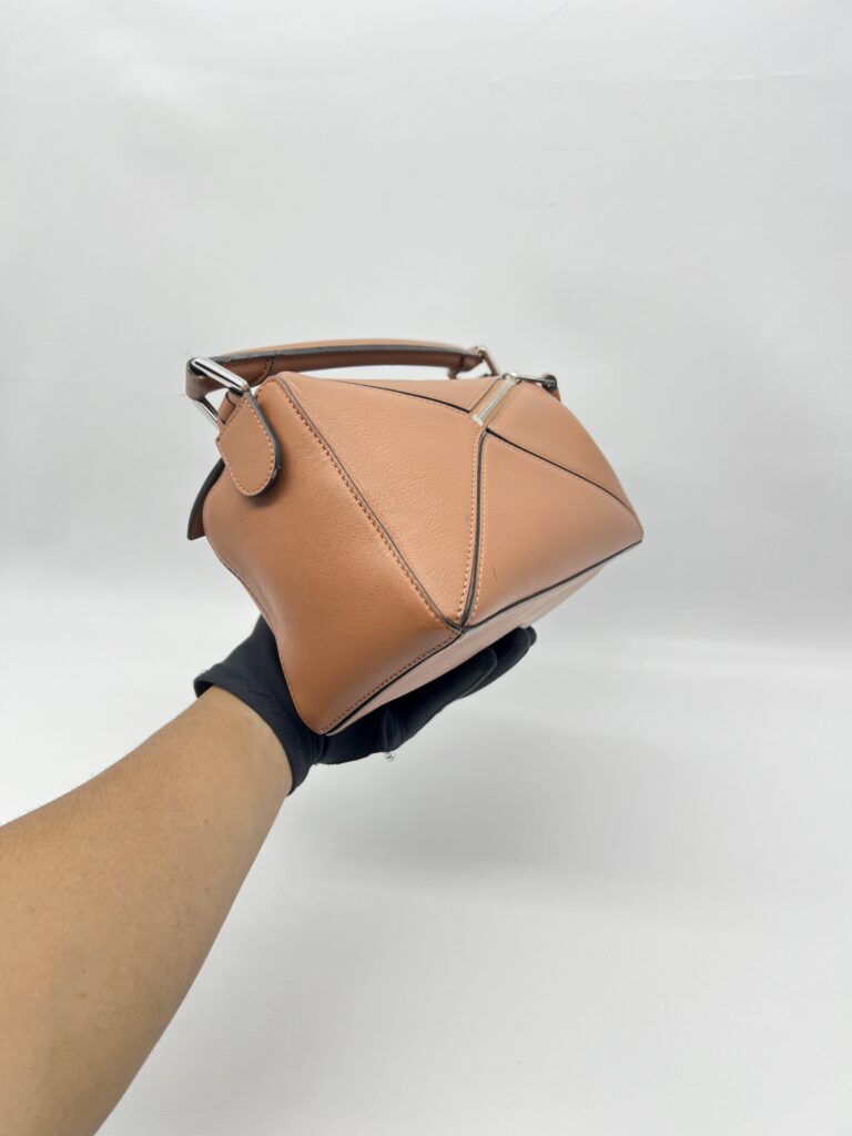 Loewe Puzzle Small Tan GHW