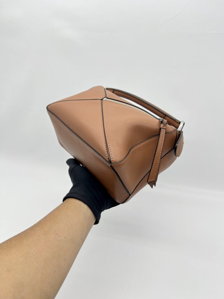 Loewe Puzzle Small Tan GHW