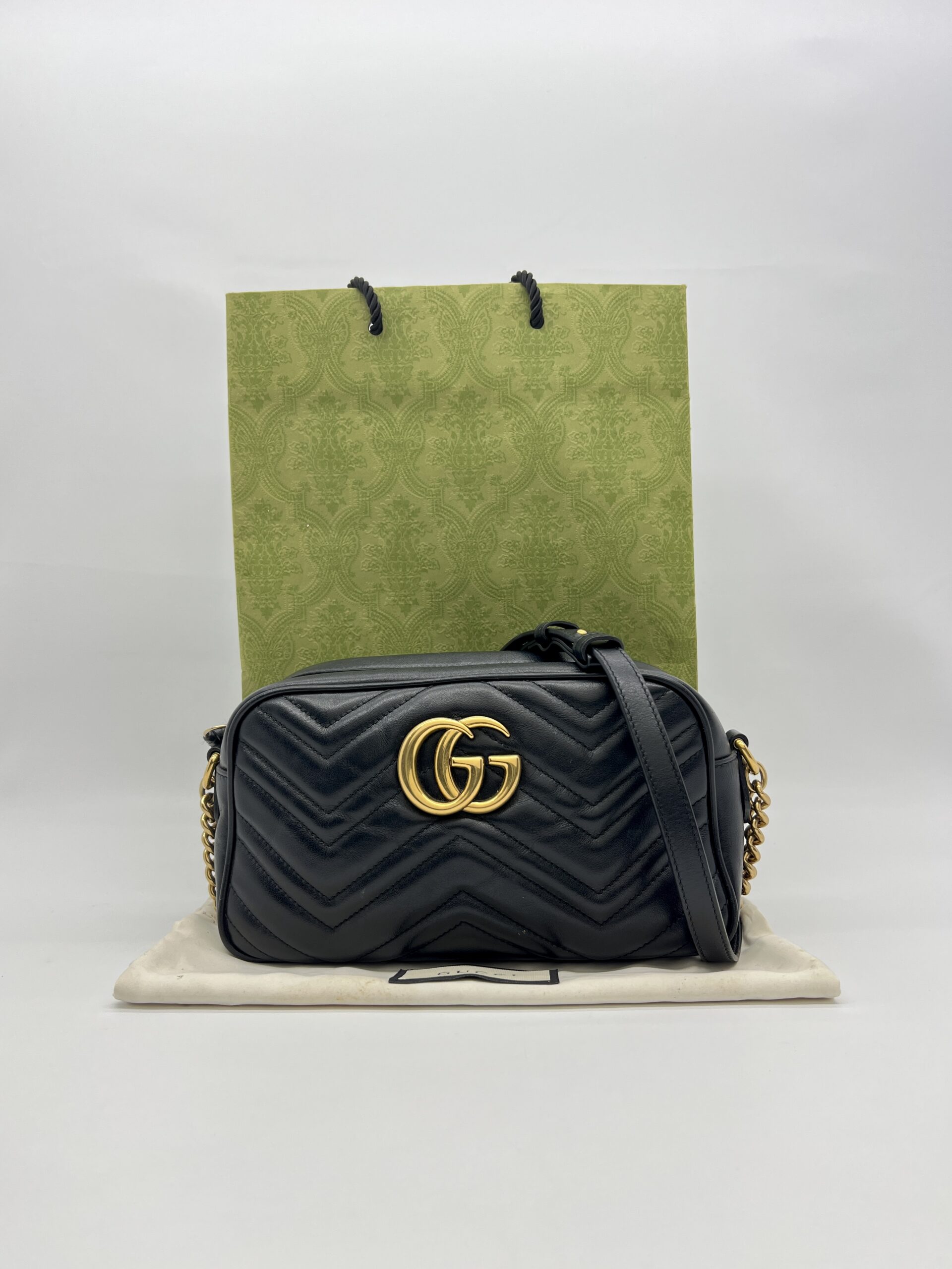 Gucci Marmont Camera Small Black GHW