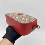 Gucci Apple Camera Bag Canvas Supreme Red GHW