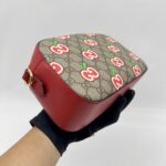 Gucci Apple Camera Bag Canvas Supreme Red GHW