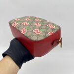 Gucci Apple Camera Bag Canvas Supreme Red GHW