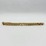 Celine Triomphe Gourmette Necklace Gold