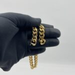 Celine Triomphe Gourmette Necklace Gold