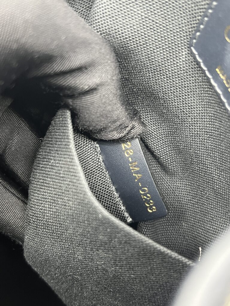 Dior Medium C’est Bag Canvas Blue Oblique GHW