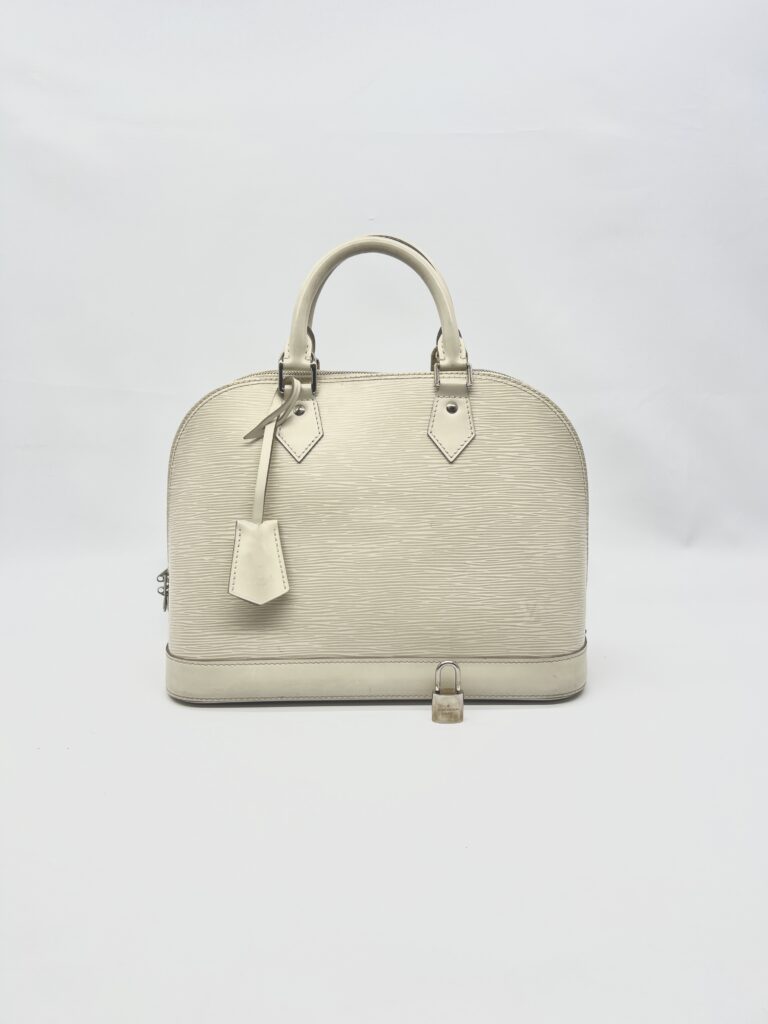 Louis Vuitton Alma PM Epi White SHW