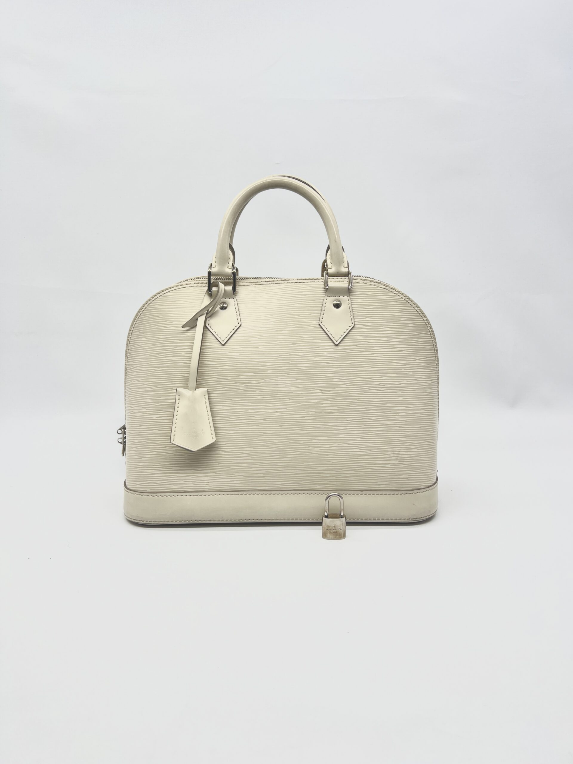 Louis Vuitton Alma PM Epi White SHW