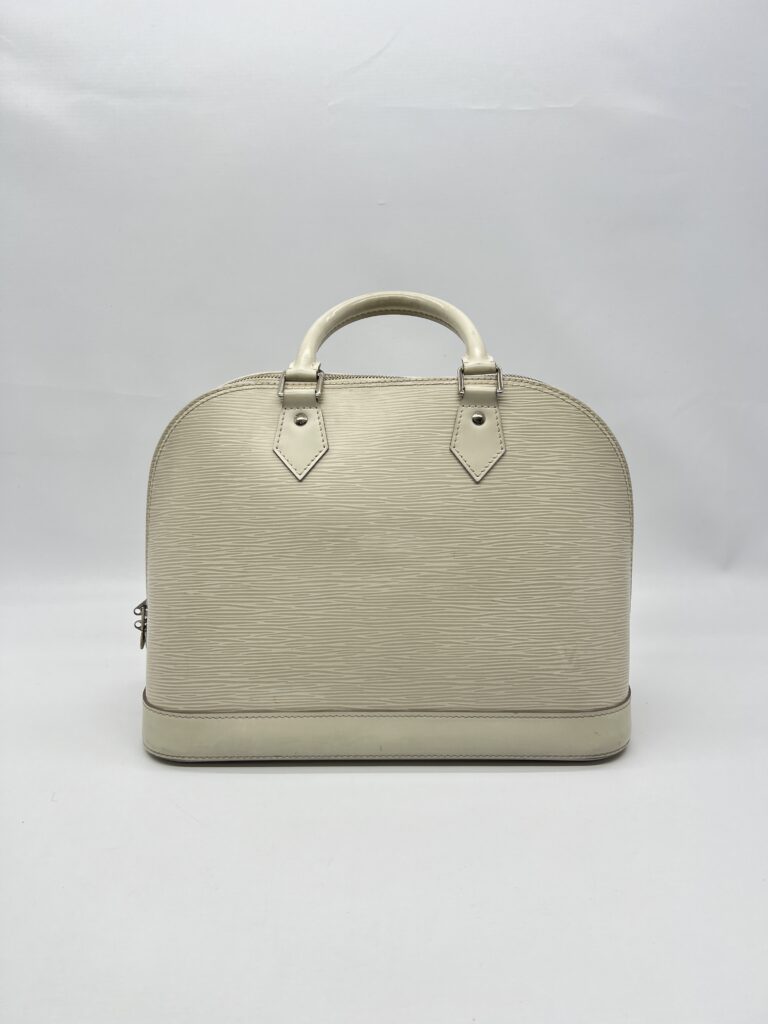 Louis Vuitton Alma PM Epi White SHW