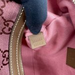 Gucci Mini Boston Bag GG Canvas Pink Brown
