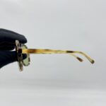 Gucci Aviator Sunglasses Green Lens Brown