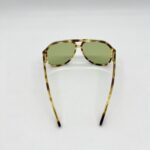 Gucci Aviator Sunglasses Green Lens Brown