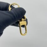 Louis Vuitton Fleur De Monogram Bag Charm Chain Gold