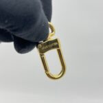 Louis Vuitton Fleur De Monogram Bag Charm Chain Gold