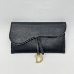 Dior Saddle Chain WOC Black GHW