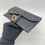 Dior Saddle Chain WOC Black GHW