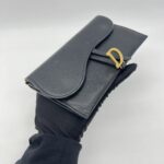 Dior Saddle Chain WOC Black GHW