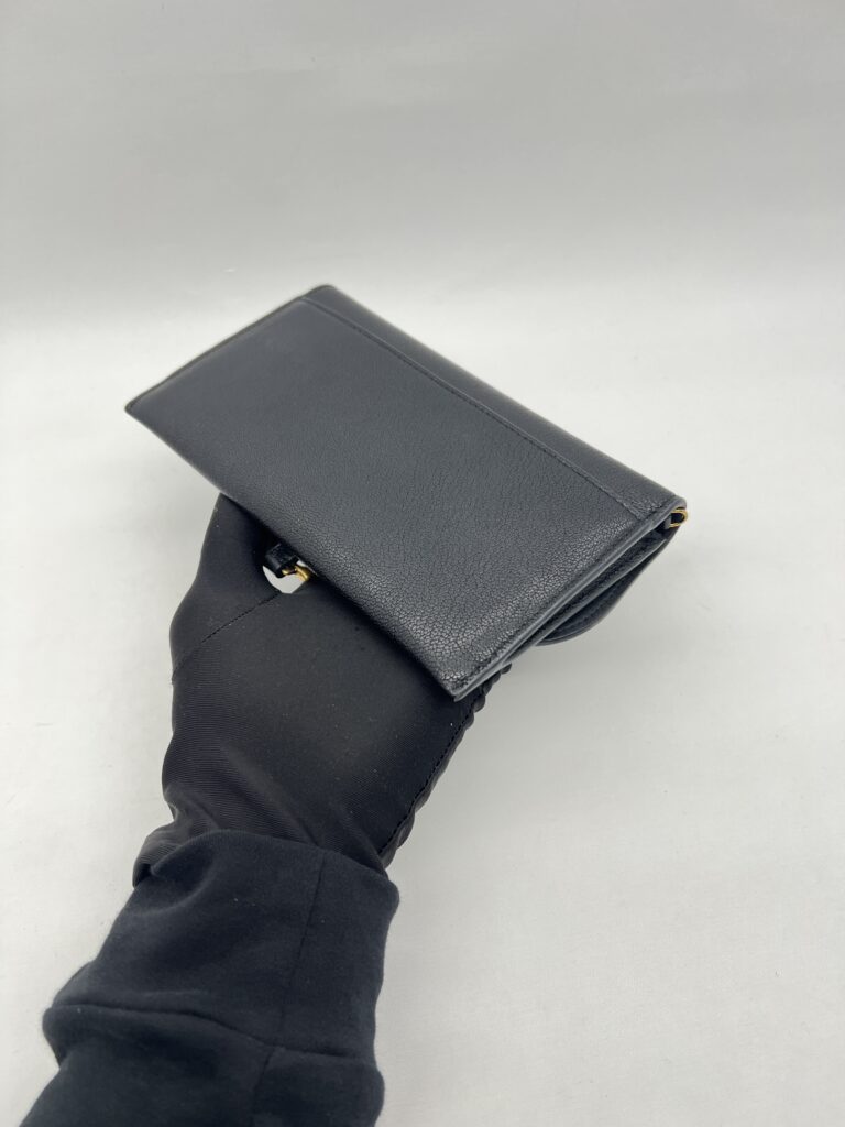 Dior Saddle Chain WOC Black GHW