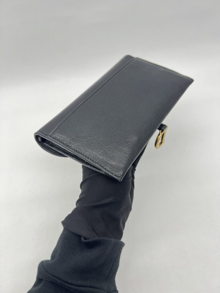 Dior Saddle Chain WOC Black GHW