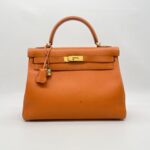 Hermes Kelly 32 Swift Orange GHW