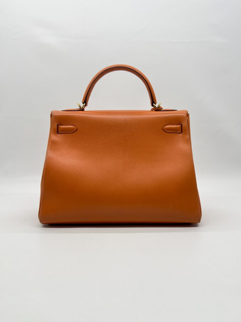 Hermes Kelly 32 Swift Orange GHW