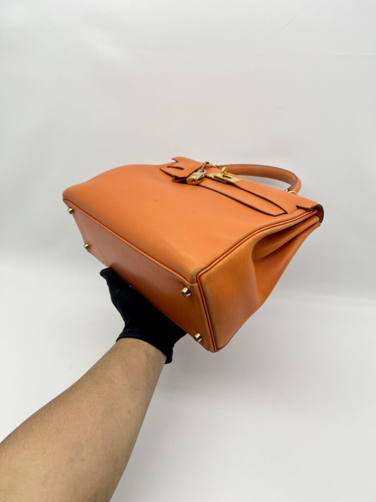 Hermes Kelly 32 Swift Orange GHW