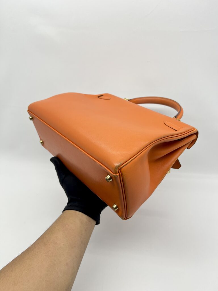 Hermes Kelly 32 Swift Orange GHW