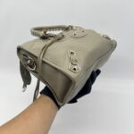 Balenciaga Small City Edge Mink Grey SHW